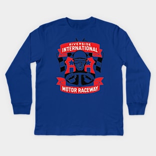 1957 Riverside Raceway Kids Long Sleeve T-Shirt